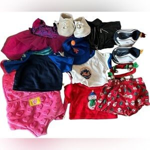 Build A Bear Lot BAB Christmas, NY Mets, Shoes, Carrier & More